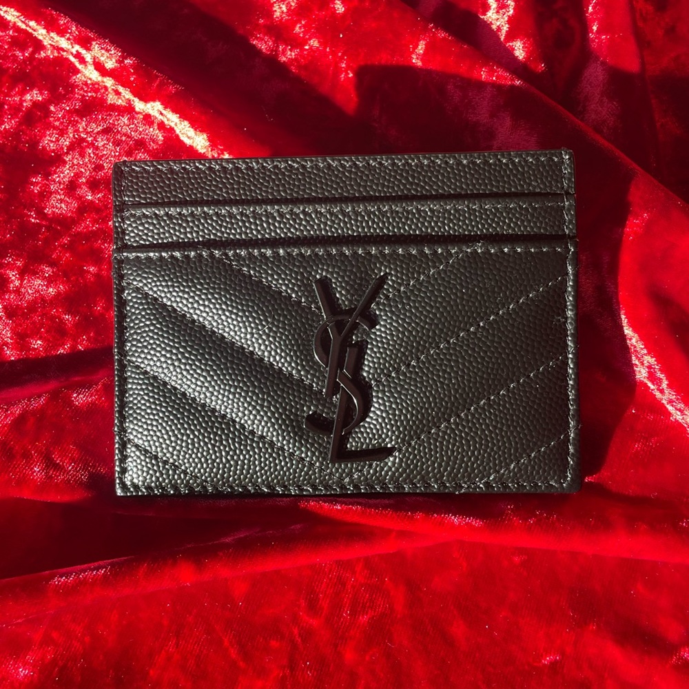 Never used YSL card carrier.
